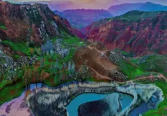 دریاچه ای در ایران که مدام تغییر شکل می دهد